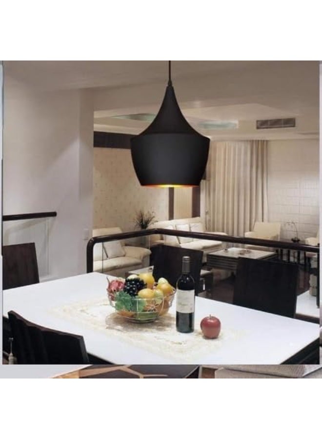 المفتاحة مصباح سقف معلق بتصميم عصري عتيق | مصباح معلق بإضاءة واحدة | إضاءة بنمط صناعي كلاسيكي لغرفة المعيشة وغرفة النوم وغرفة الطعام - Image 3